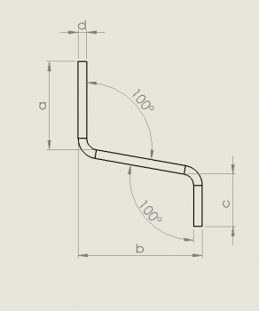 Preview: Tropfblech Bemaßung